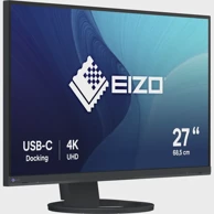 EIZO Monitor EV2740S 27" 4K IPS USB-C HDMI DP USB hub, crna 